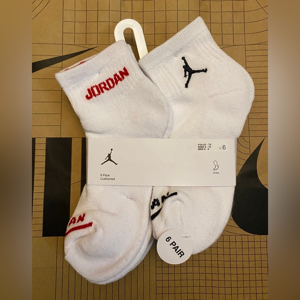 Nike Air Jordan Jumpman Quarter Cushioned Socks 12 pairs - Picture 3 of 9
